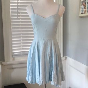 Light blue skater dress